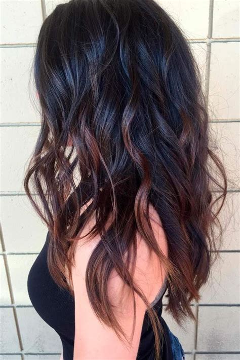 ombre color for black hair|dark brown ombre hair color.